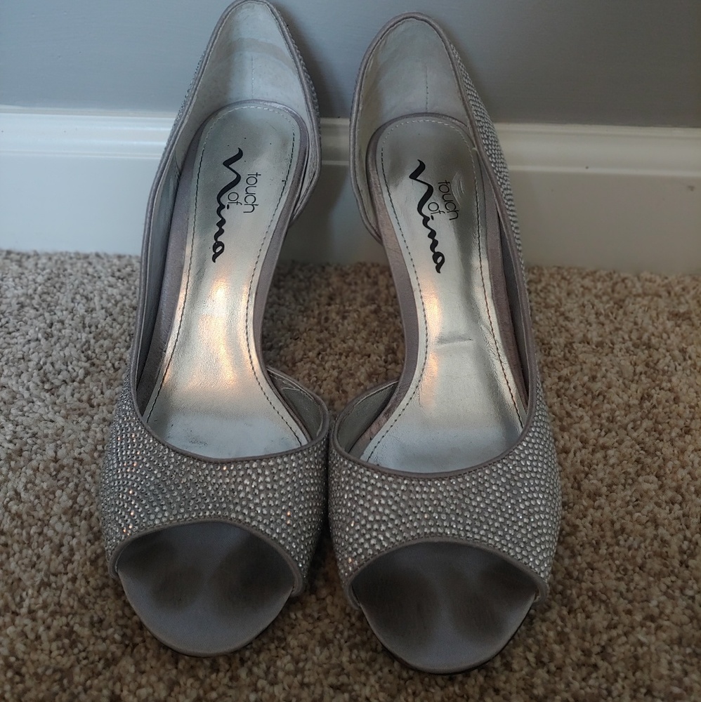 Silver heels
